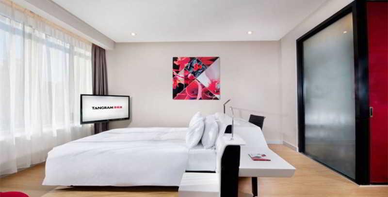 Tangram Hotel Beijing Exterior foto